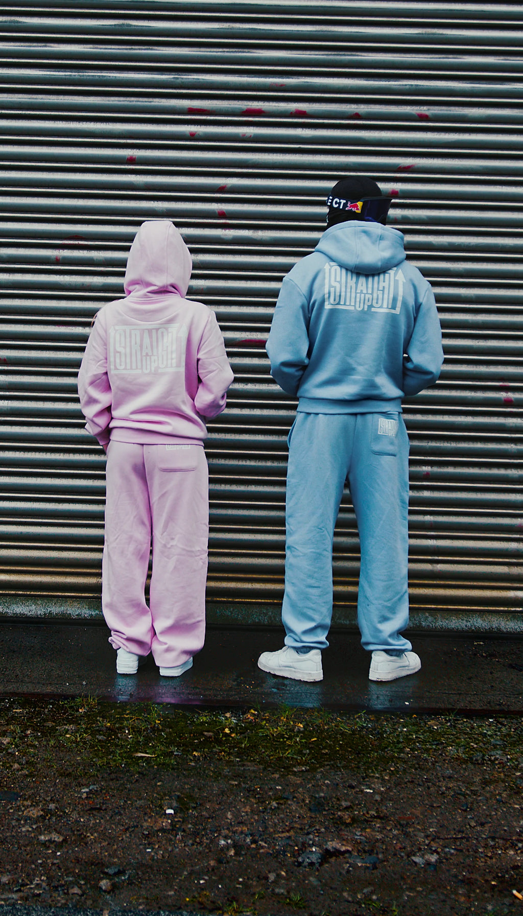 Straightup Tracksuite Pink/Baby Blue