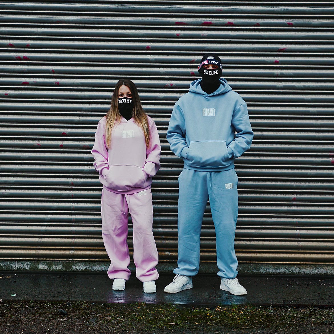 Straightup Tracksuite Pink/Baby Blue